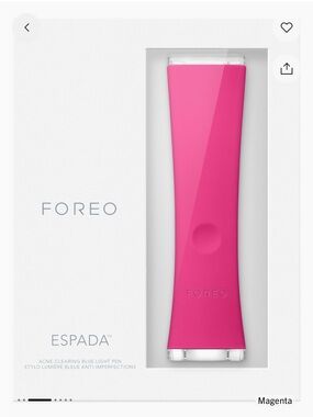 FOREO ESPADA Acne-Clearing Blue Light Pen — Magenta Pink